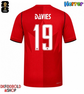 Canada Alphonso Davies #19 Hjemmebanetrøje VM 2026 Kort ærmer